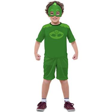 Imagem de fantasia lagartixo curta PJMASKS (PP 1 a 2 anos)