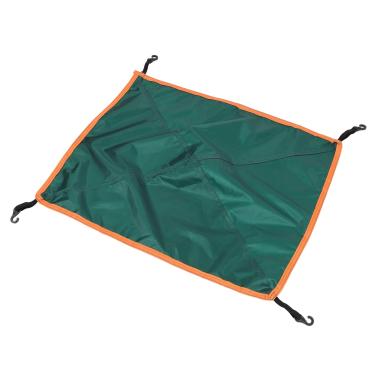 Imagem de Yardwe topo da tenda caminhada chuva voar toldo portátil barraca acessórios de acampamento cobertura de tenda dobrável cobertura de tenda conveniente maior capa de chuva maca Mochila 210d