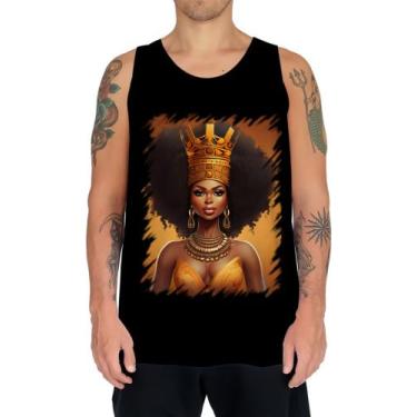 Imagem de Camiseta Regata Rainha Africana Queen Afric 1 - Kasubeck Store