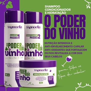 Imagem de Kit O Poder Do Vinho Shampoo, Condicionador E Hidratação 325