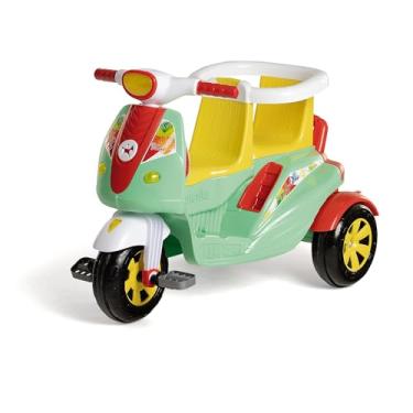 Imagem de Calesita - TRICICLO MOTO DUO COLOR - triciclo para 2 crianças - guia e pedalar