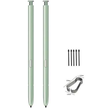 Imagem de Caneta de reposição para Galaxy Note 20, caneta Stylus Touch S para Galaxy Note 20 Note 20 Ultra 5G Stylus S Pen (sem Bluetooth) + pontas/pontas + pino de ejeção (verde)