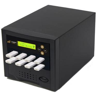 Imagem de Acumen Disc Duplicador USB 1 a 7 – Sistema de copiadora e higienizador de cartão de memória flash padrão múltipla (compatível com DOD) – Chave digital 2.0/3.0 Dongle/Thumb Drive Media Mass Storage