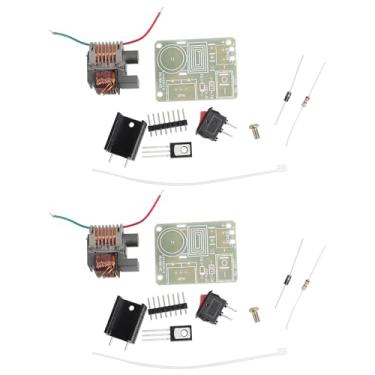 Imagem de AEDIKO 2 conjuntos de gerador de alta tensão 15KV gerador de alta tensão inversor módulo de bobina de ignição de arco peças desmontadas