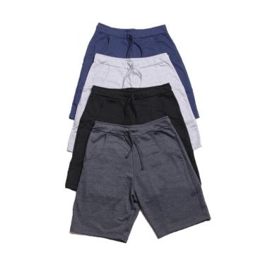 Imagem de Kit 4 Bermudas Moletinho Ox Silver Básica-Masculino