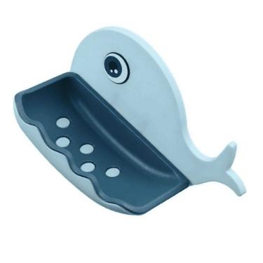 Imagem de Saboneteira Infantil Adesivo De Plástico Baleia P/ Crianças