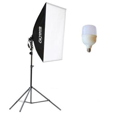 Imagem de Kit SoftBox 50 X 70 Com Lampada Led, Luz Continua para foto e vídeo
