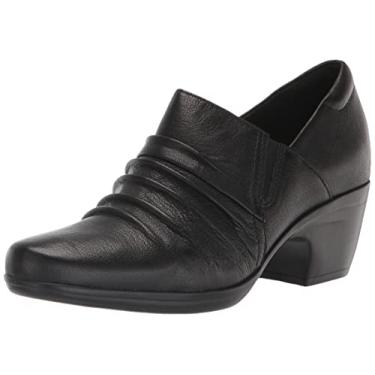 Imagem de Clarks Sapato feminino Emily Cove, Couro preto, 40