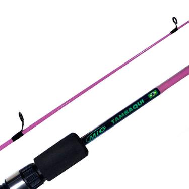Imagem de Vara Para Pesca Média Carretilha Mig Tambaqui CPI-10 1,80m 40lbs Rosa Inteiriça