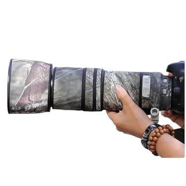 Imagem de CHASING BIRDS Revestimento de lente impermeável camuflado para Canon EF 100-400 mm F4.5-5.6 L é USM capa protetora de lente à prova de chuva (camuflagem de pinho, com extensor EF 1.4X II)