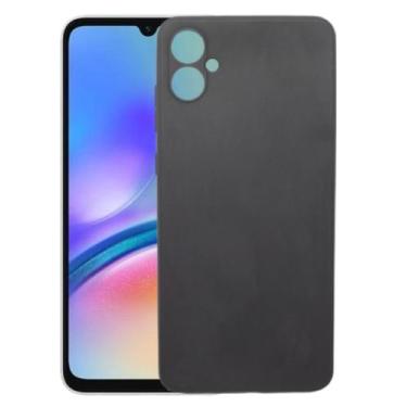 Imagem de Capa Capinha Preta Aveludada Para Galaxy A05 Silicone - Mustangshop