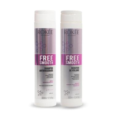 Imagem de Kit Shampoo Antirresíduo + Progressiva 300ml Free Smooth