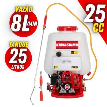 Imagem de Pulverizador Costal Kawashima PCG-2625 A Gasolina 25.6cc 25L