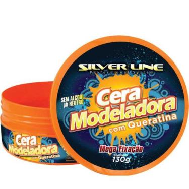 Imagem de Cera Modeladora Silver Line Queratina 130g