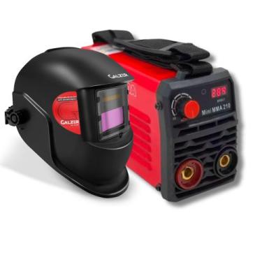 Imagem de Maquina De Solda Inversora Mini Mma 210 Bivolt Tig Eletrodo USK 110/22