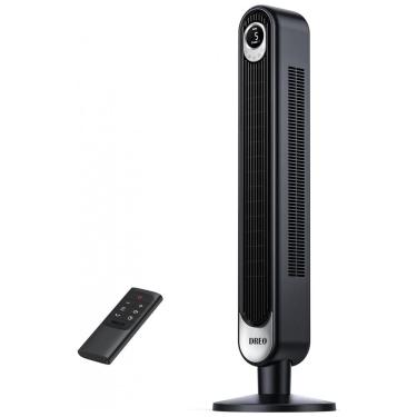 Imagem de Ventilador em Torre, com Controle Remoto e Display de LED, 6 Velocidades, 110V 45W, DREO DR HTF001, Preto