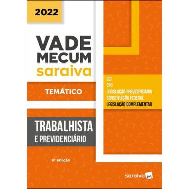 Imagem de Livro - Vade Mecum Trabalhista - Temático - 6ª edição 2022