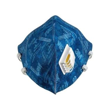 Imagem de Mascara Respiratoria Com Valvula Pff2 9822+br - 3m