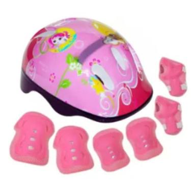 Imagem de KIT Proteção Infantil Skate Bike Patins Patinete Rosa - Art Brink