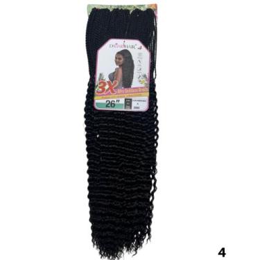 Imagem de Cabelo Torcido Cacheado Afro Goddess Gypsy Crochet Braids - bbless, 4