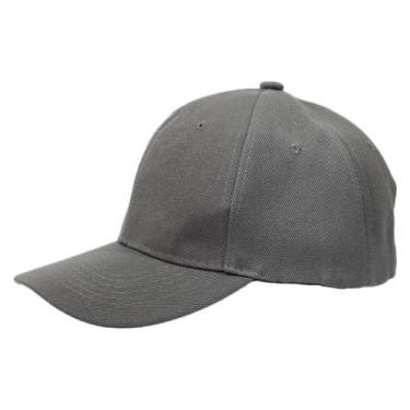 Imagem de Boné Personalizável Cinza Com Regulagem Para Sublimação Com 1 Unidade 