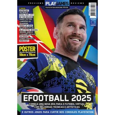 Imagem de Pôster eFootball 2025 com Messi - Sem dobras - Editora Europa