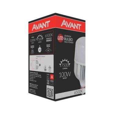 Imagem de Lampada led avant 100w e40 6,5k bc.25000hrs 7500lms biv
