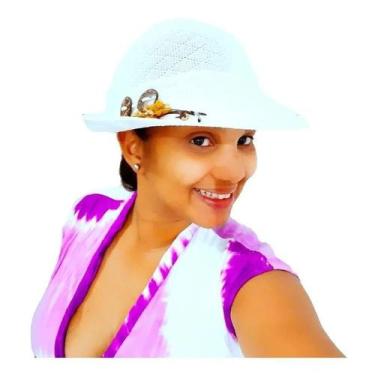 Imagem de Viseira Feminino De Praia Poliéster - Branca - CSY, Branco