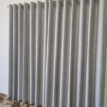 Imagem de Cortina Sofisticada De Linho Linhão Blackout 100% Medida 3,00mx2,50m -