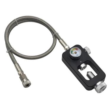 Imagem de Aopkeo Estação de recarga de mergulho PCP Airsoft Paintball para encher tanques de ar mangueira de 61 cm