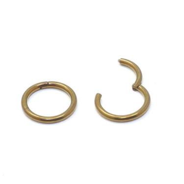 Imagem de Piercing Argola Articulada Click 1.2mm em Titânio Anodizada Várias Cor
