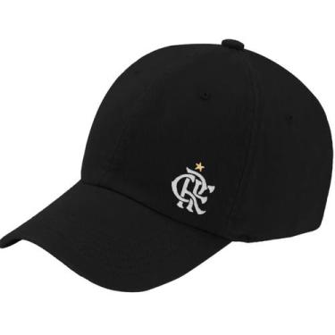 Imagem de Boné Flamengo Bordado Supercap Licenciado Preto