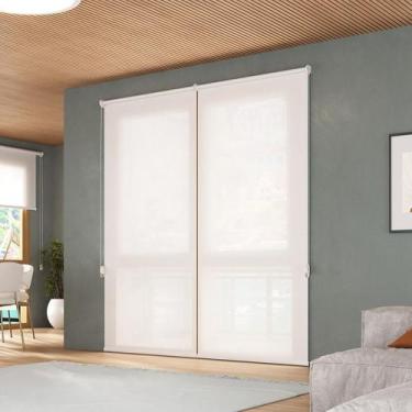 Imagem de Persiana rolô tela solar 3% 1,80 x 1,50 - Cores - CRISDAN, Branca