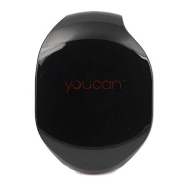 Imagem de Cortador automático Higoo(tm) para fones de ouvido, fones de ouvido, cabos USB e carregadores de celular, tablet e leitor. Organizador de corda de cabo retrátil para enrolar. Fios emaranhados No More, Black