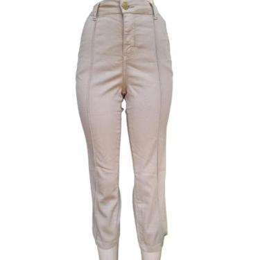 Imagem de Calça Jeans Capri Pantacourt Colorida C/Laycra Cintura Alta  Muito Mai