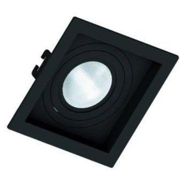 Imagem de Spot Embutir Recuado Preto Par 20 Save Energy
