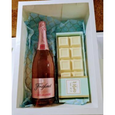 Imagem de Caixa Max Rose Brigadeiro Brasil, Recheada com Nutella e Brigadeiro