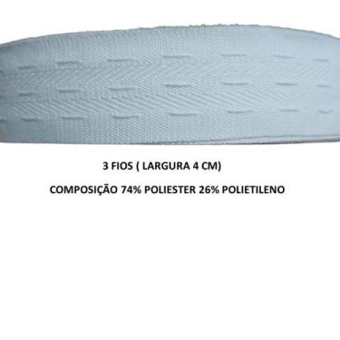 Imagem de 10 Metros de Franzidor 3 Fios Algodão Para Cortinas - TEXTIL FLORENCE