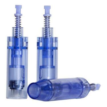 Imagem de Cartucho Dermapen Azul Com Mola Kit Com 10un - A6 Outros - Mr Vendas