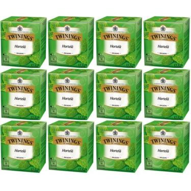Imagem de Chá Twinings Hortelã Kit 12 Caixas 10 Un 120 Sachês