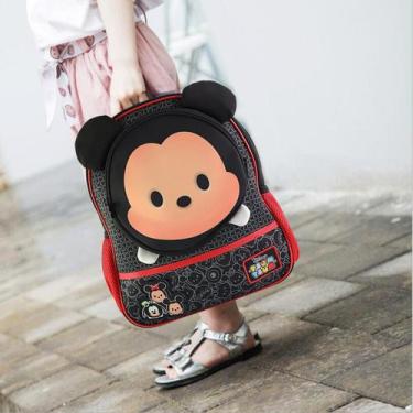 Imagem de Mochila Infantil Mickey Minnie de Costas Escolar Resistente Crianças C
