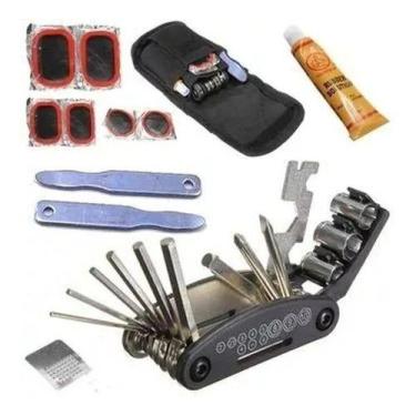 Imagem de Kit Ferramentas Bicicleta Remendo/conserto/reparo Pneu Bike  - alfasho