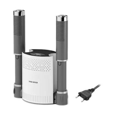 Imagem de UxicRuya Secador de botas elétrico, máquina de secagem de sapatos multifuncional, aquecedor de botas, máquina de secagem de sapatos, para luvas, botas de, Branco com Ozônio