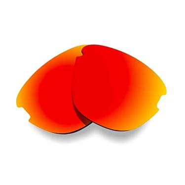 Imagem de Littlebird4 Lentes polarizadas de substituição de 1,5 mm para óculos de sol Oakley Frogskins Lite OO9374 - Multiopções (espelhado vermelho fogo)