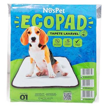 Imagem de Tapete Higiênico Lavável Cães Pet Ecopad Nospet P 60X50
