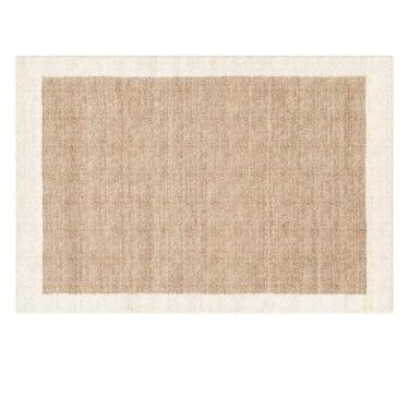 Imagem de Tapete marrom minimalista para sala de estar, grande, sem padrão, cor sólida, para quarto, retrô, escuro, resistente a manchas, para casa, QM1444, QD, A, 100 x 160 cm, 35 x 63 pol.