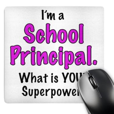 Imagem de 3dRose Mouse pad rosa I'm a School Principal What is Your Superpower (mp_193266_1)