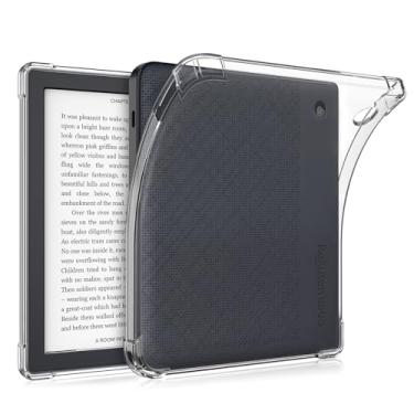 Imagem de Fintie Capa transparente para eReader Kobo Libra de 17.8 cm (2024)/Kobo Libra 2 (2021) – Capa traseira fina, leve, macia, flexível de TPU (poliuretano termoplástico) transparente, transparente