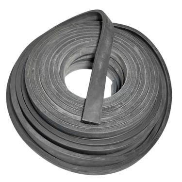 Imagem de Borracha Perfil Esponjoso Vedação 35x10mm Macio - 25 Metros Borrachas londrina