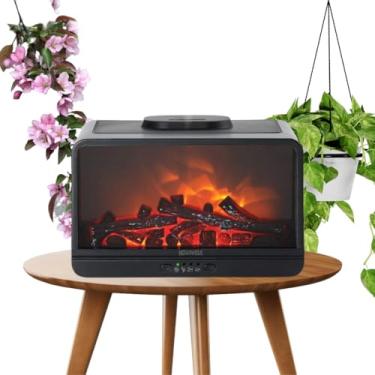 Imagem de Novavida, Máquina de Aromaterapia Bivolt Difusor de Aromas Lareira Óleos Essenciais Reduz Estresse 300ml 14W